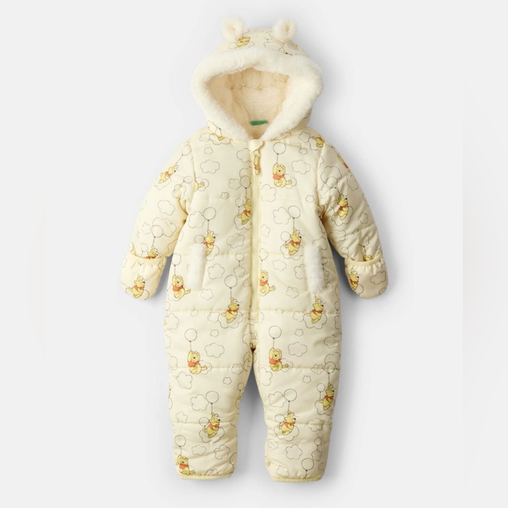 Carter's Winnie the Pooh Baby Snowsuit with Bear Ears (6-9m)